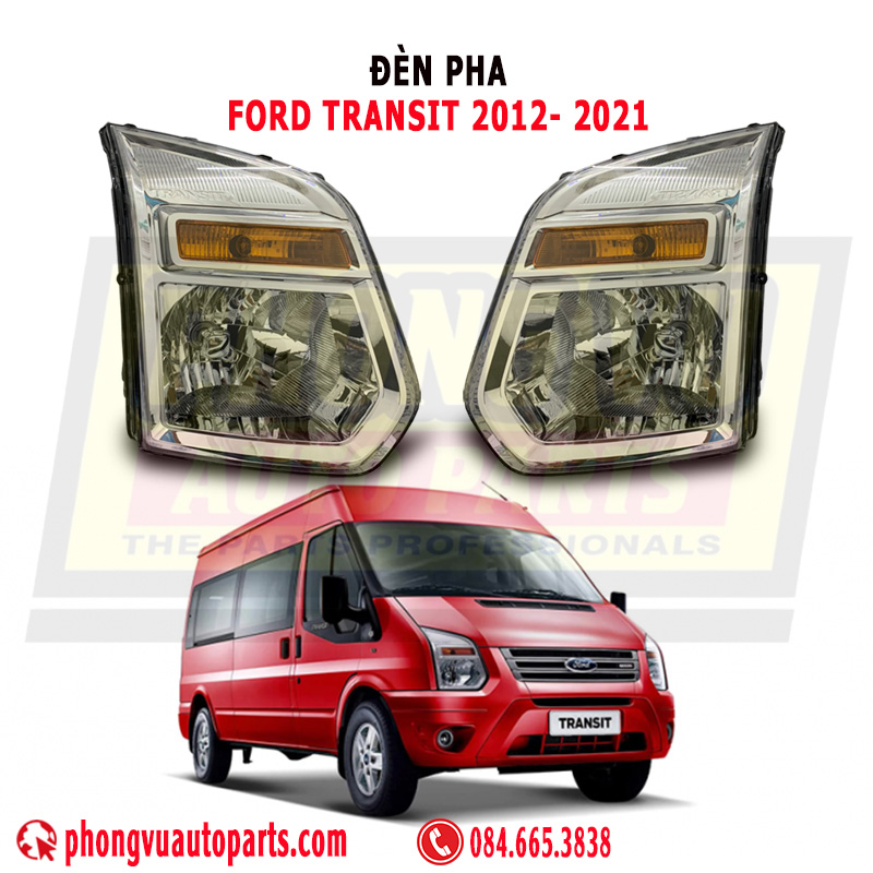 Đèn Pha Ford Transit 2012-2021 Mã 7C1913W029AD, 7C1913W029AC, DC1913W029AF, DC1913W030AF