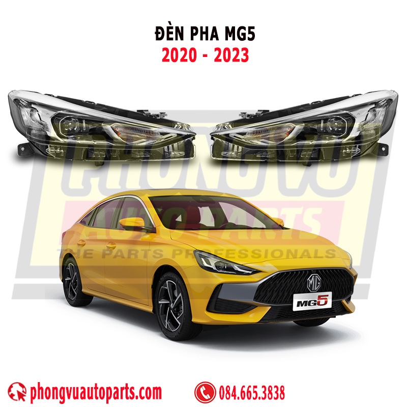 Đèn pha MG5 2022 2023 10744111-01 (trái) và 10744112-01 (phải)