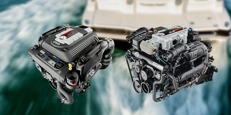 Động cơ trong và Hệ thống truyền động (Inboard & Sterndrives) Mercury MerCruiser