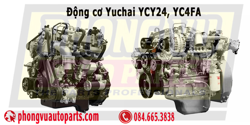 Động cơ Yuchai YCY24, YC4FA