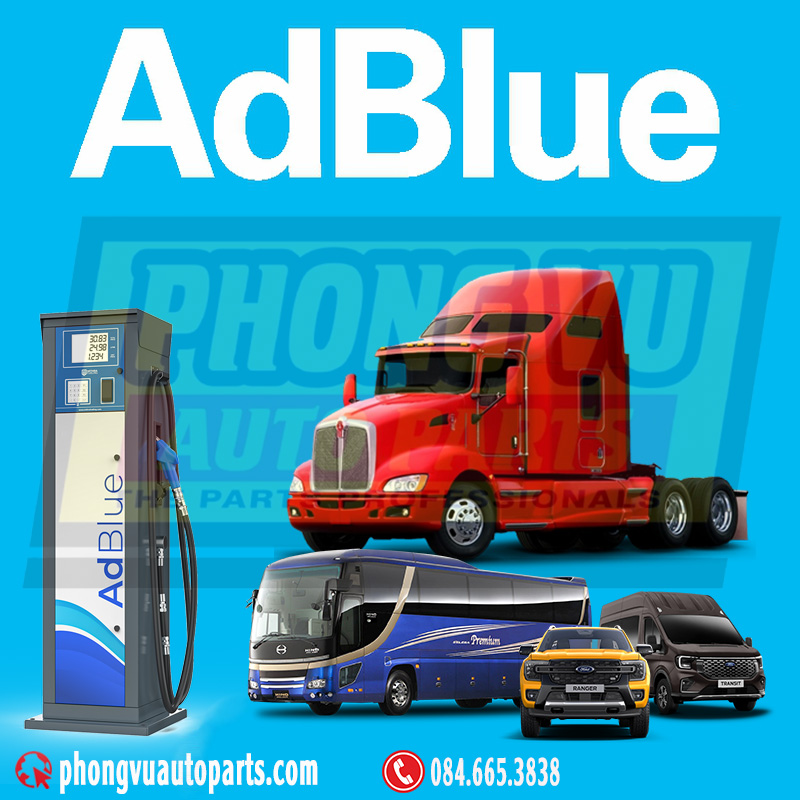 AdBlue là gì? Nguyên lý hoạt động của dung dịch AdBlue trong hệ thống SCR của động cơ Diesel