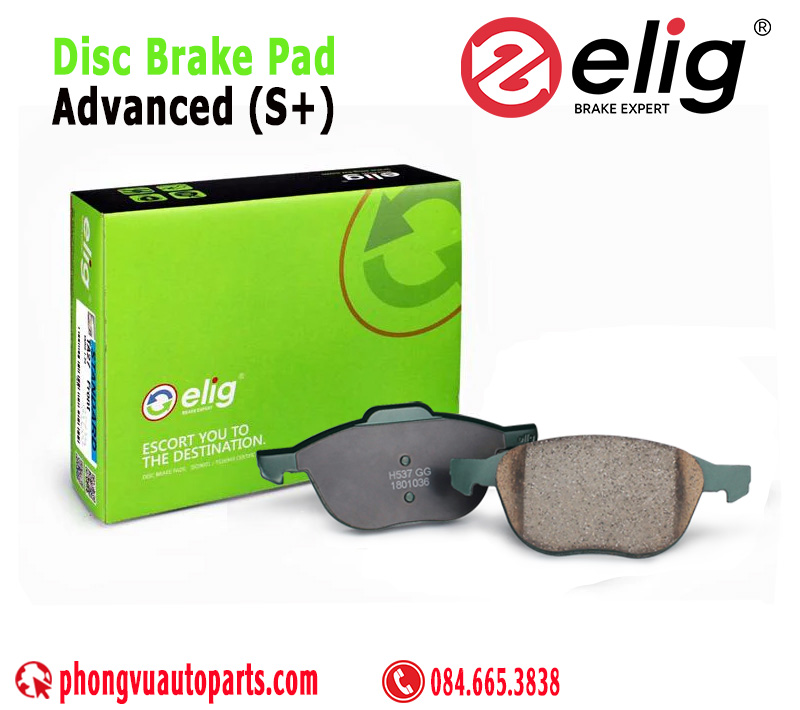 ELIG Brakes Advanced - Má phanh bố thắng dòng Advanced hiệu năng cao