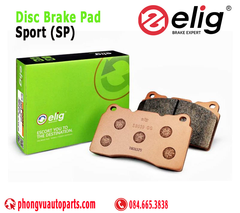 ELIG Brakes Sports - Má phanh bố thắng Elig phiên bản Sport