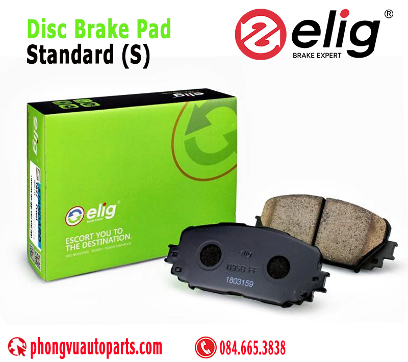 ELIG Brakes Standard - Bố thắng - Má phanh Elig dòng tiêu chuẩn