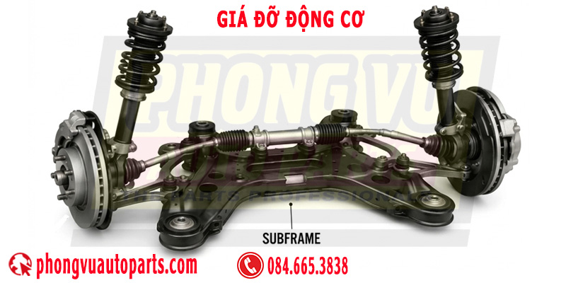 Giá đỡ động cơ - xà cánh bướm gầm trước 
