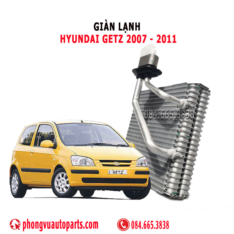 Giàn Lạnh Hano (Dàn Lạnh) Cho Xe Hyundai 2007, 2008, 2009, 2010, 2011 – Mã Phụ Tùng: 97609-1C001