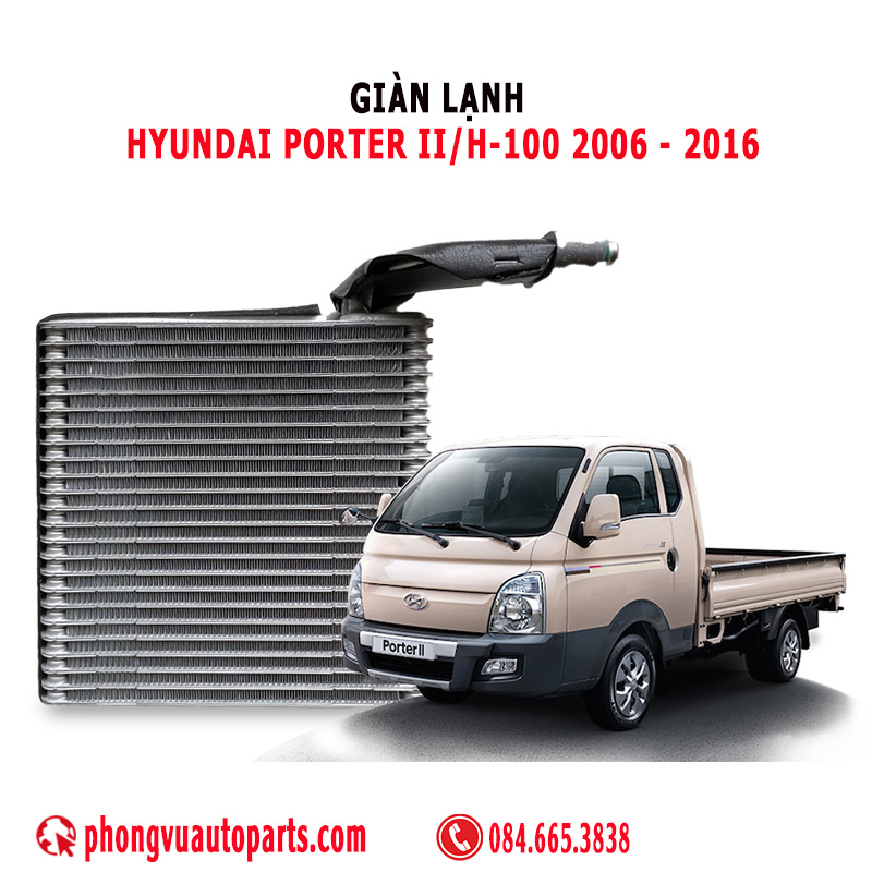 Giàn Lạnh Hyundai Porter II và Hyundai H-100 2006, 2007, 2008, 2009, 2010, 2011, 2012, 2013, 2014, 2015, 2016 - Mã Phụ Tùng 97319-4F000