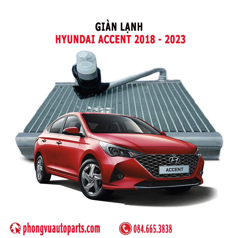 Giàn lạnh (Dàn lạnh) Hyundai Accent từ năm 2018, 2019, 2020, 2021, 2022, 2023 – Mã phụ tùng: 97139-H8000