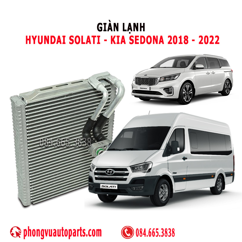 Giàn Lạnh (Dàn Lạnh) Kia Sedona và Hyundai Solati 2018, 2019, 2020, 2021,2022 – Mã Phụ Tùng: 97927-A9000