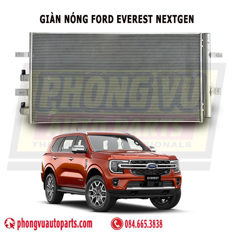 Giàn nóng Ford Everest Nextgen 2024 2026