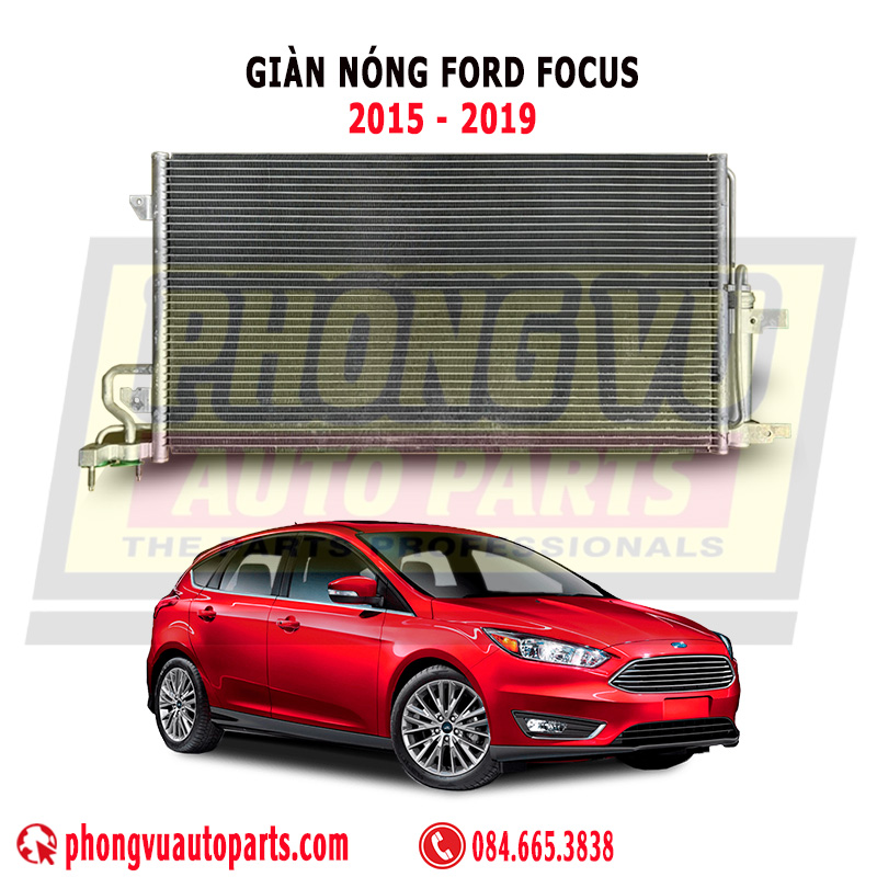 Giàn nóng Ford Focus 2015–2019 chính hãng mã EJ7Z19712B EJ7H19710AC