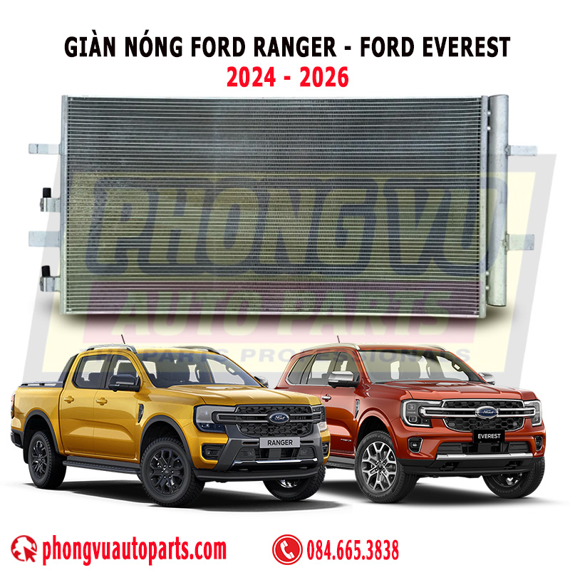 Giàn Nóng Ford Ranger Nextgen – Ford Everest Nextgen 2024-2026 - Mã Phụ Tùng MB3Z19712B