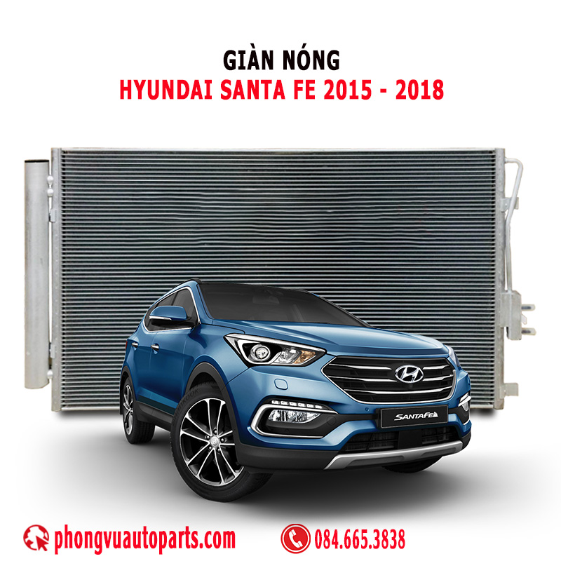 Giàn Nóng (Dàn Nóng) Hyundai Santa Fe 2015 - 2018 – Mã Phụ Tùng: 97606-2W501