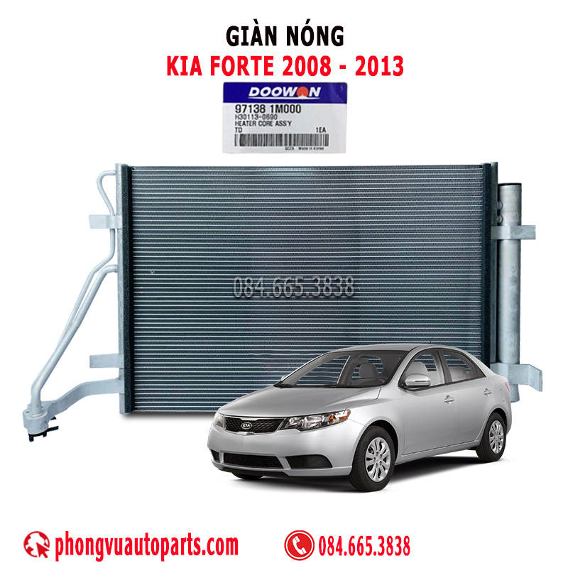 Giàn Nóng (Dàn Nóng) Kia Forte 2008, 2009, 2010, 2011, 2012, 2013 - Mã Phụ Tùng: 97606-1M000