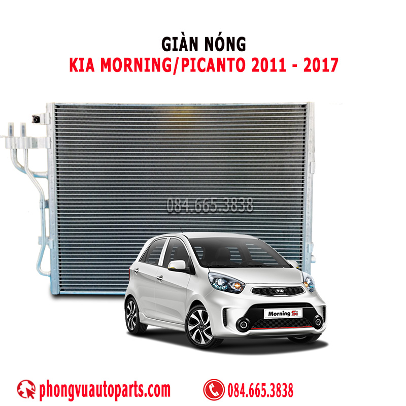 Giàn Nóng (Dàn Nóng) Kia Morning và Kia Picanto 2011, 2012, 2013, 2014, 2015, 2016, 2017 – Mã Phụ Tùng: 97606-1Y000