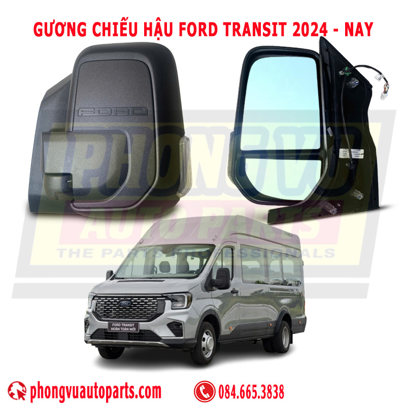 Cụm gương chiếu hậu Ford Transit 2024 2025 2026