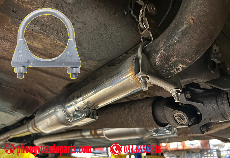 Vòng kẹp ống xả - Vòng kẹp bô -  Kẹp ống xả (Exhaust Clamps / U-Bolts)
