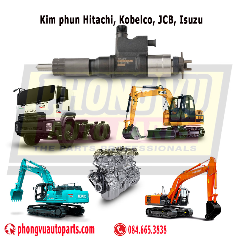 Kim Phun Isuzu 8-97329703-9 Denso 095000-5471, 095000-8903 Kim phun Hitachi, Kobelco, máy xúc JCB, Isuzu 8-97329703-0