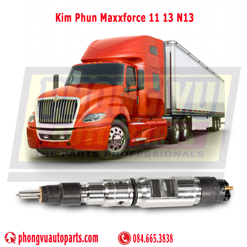 Béc Phun Xe Đầu Kéo Mỹ Maxxforce 11, 13, N13 Từ Đời 2010 Đến Nay - 0445124012