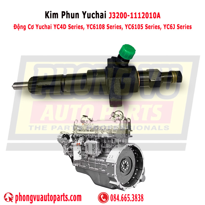 Kim Phun Yuchai J3200-1112010A Cho Động Cơ Yuchai YC4D85Z-D20, YC6108G