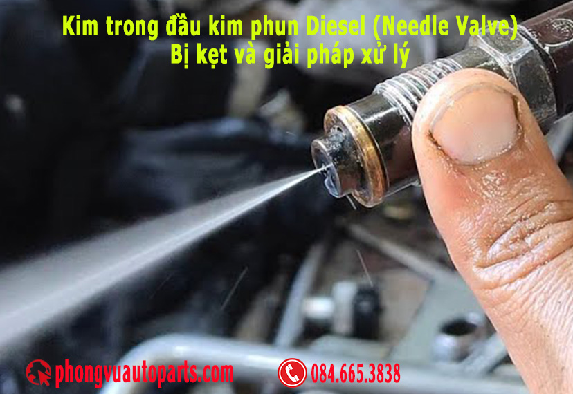 Hiện tượng kim trong đầu kim phun Diesel (Needle Valve) bị kẹt và giải pháp xử lý