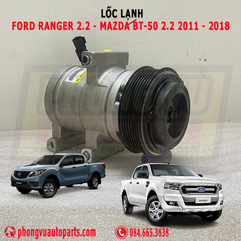 Lốc Lạnh (Lốc Điều Hòa) Ford Ranger 2.2 (2011-2018) - Mazda BT-50 2.2 (2014-2018) - Mã AB39-19D629-BC