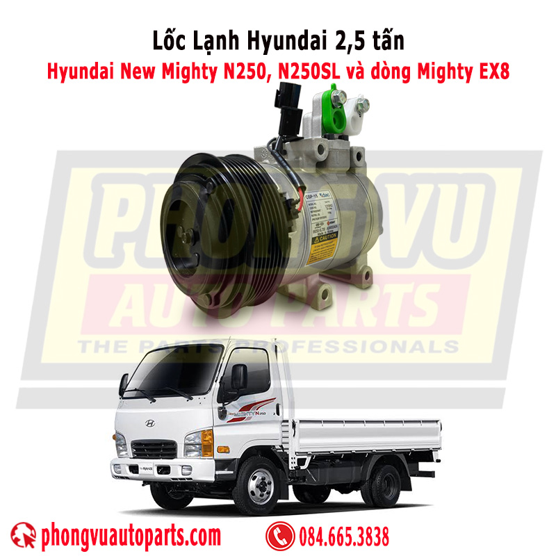 Lốc Lạnh Hyundai Mighty 2,5 Tấn - 99250-5R000, 99250-5L730