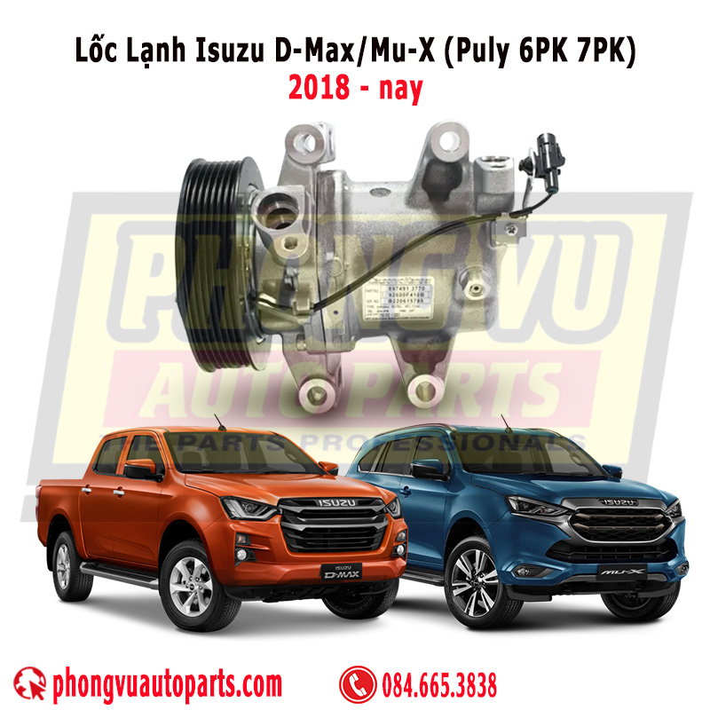 Lốc Liền (Máy Nén) Isuzu D-Max / Mu-X 1.9L Đời 2018 - 2026 - 8982568371, 8982568371 