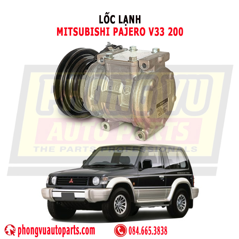 Lốc Lạnh Điều Hòa Mitsubishi Pajero V33 1999-2006 Mã Phụ Tùng JK447200-2700
