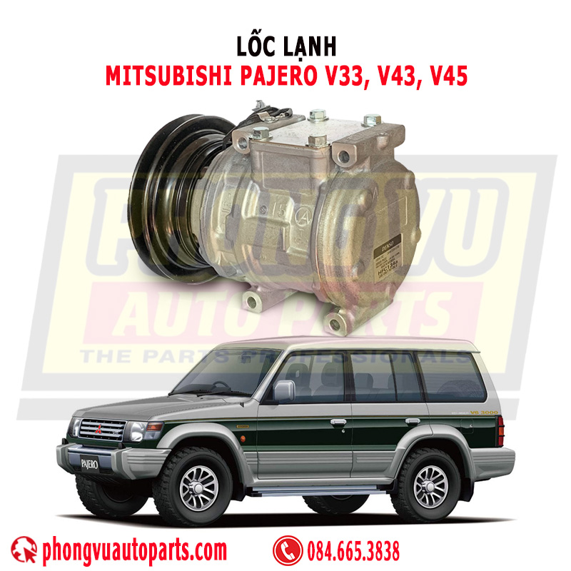 Lốc Lạnh Điều Hòa Mitsubishi Pajero V33, V43, V45 Mã Phụ Tùng JK447200-2700