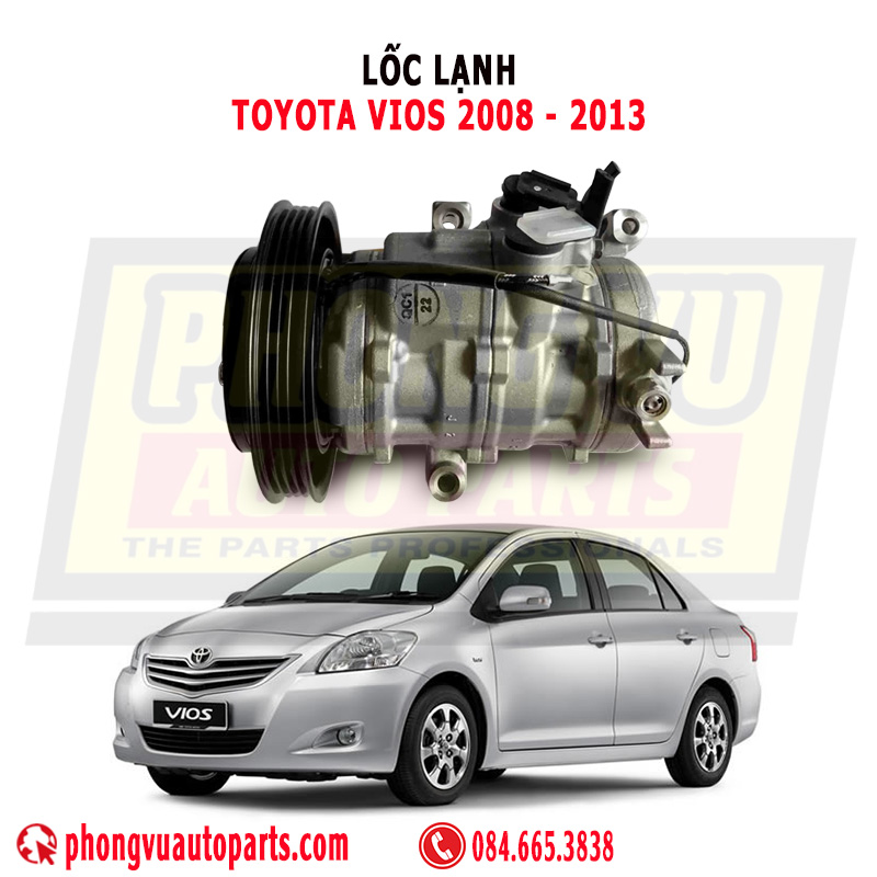 Lốc Lạnh Toyota Vios 2008-2013 (4PK) Mã JK447280-0560