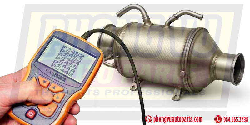 mã lỗi về cảm biến chênh áp (Differential Pressure Sensor) của bộ lọc khí thải DPF