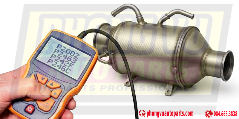 Lỗi nghẹt (nghẽn) bầu khí thải DPF