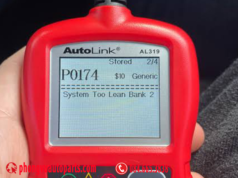 Mã lỗi P0171 / P0174 (System Too Lean) 