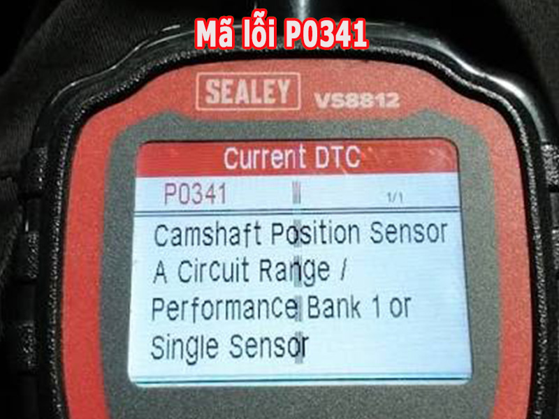 P0341: Lỗi dải đo/Hiệu suất mạch cảm biến (CMP Sensor Circuit Range/Performance)