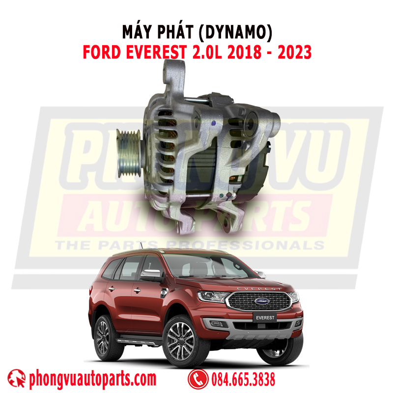 Máy Phát (Dynamo) Ford Everest 2.0L 2018-2023, B3T-10300-AB, JB3T10300AB, JB3Z10346B