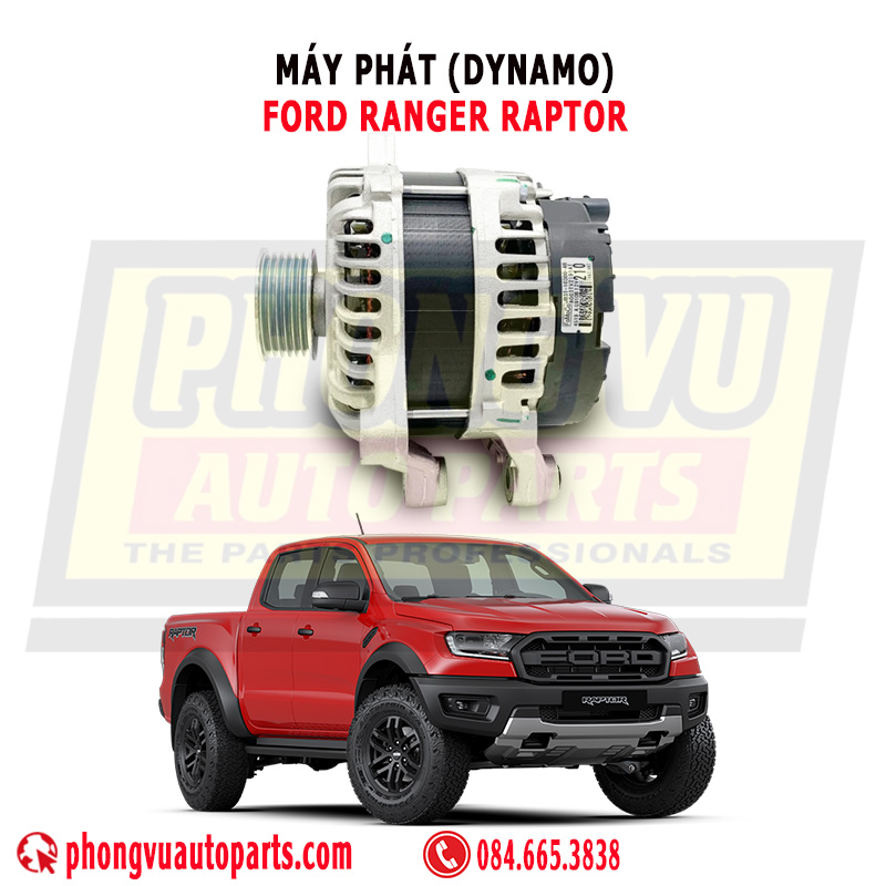 Máy Phát (Dynamo) Ford Ranger Raptor 2.0L 2019-2023, B3T-10300-AB, JB3T10300AB, JB3Z10346B