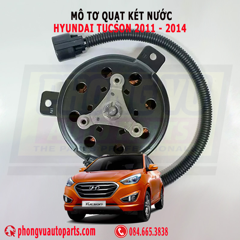 Mô Tơ Quạt Két Nước Hyundai Tucson (2011-2014) - Mã 25386-2S500