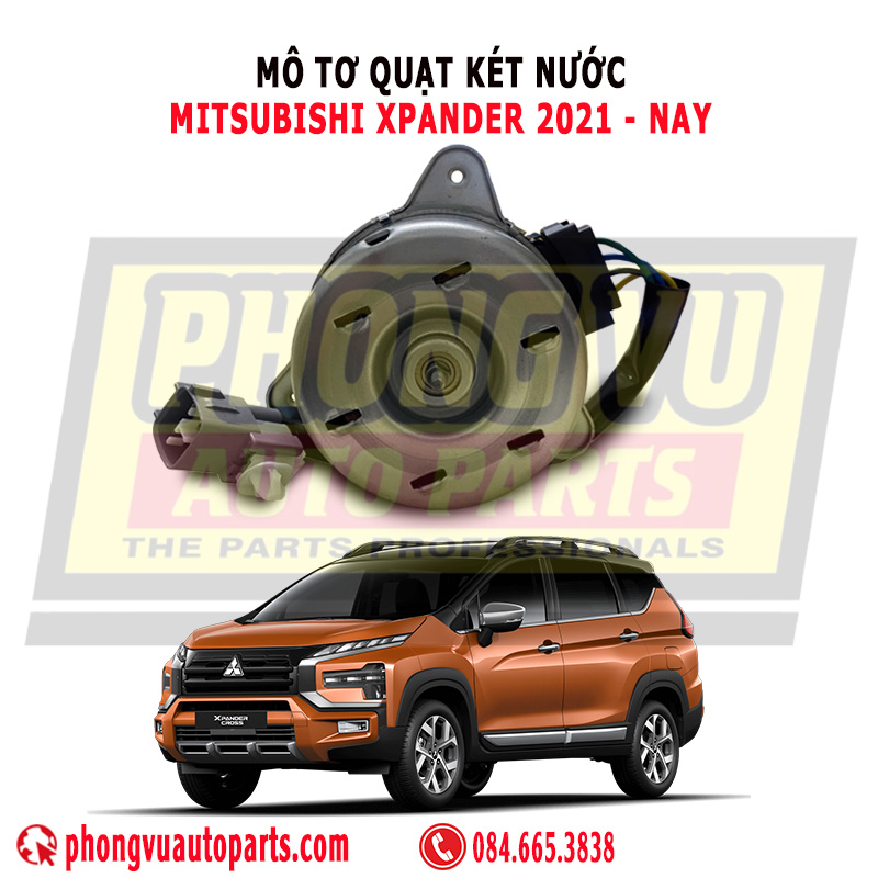 Mô tơ quạt két nước Mitsubishi Xpander 2021 – nay 21487W000P | Denso 265000-0050 – Tương thích Suzuki Ertiga, XL7 (17120-73R00)