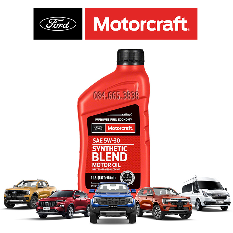 Nhớt động cơ Ford Motorcraft 5W30 FULLY SYNTHETIC 1L, giá Nhớt động cơ Ford Motorcraft 5W30 FULLY SYNTHETIC 1L, địa chỉ bán Nhớt động cơ Ford Motorcraft 5W30 FULLY SYNTHETIC 1L