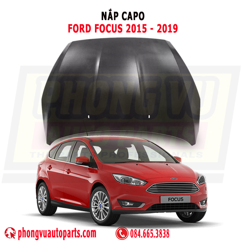 Nắp Capo Ford Focus (2015-2019) - Mã PF1EBA16610AA, PF1EBA16610DA