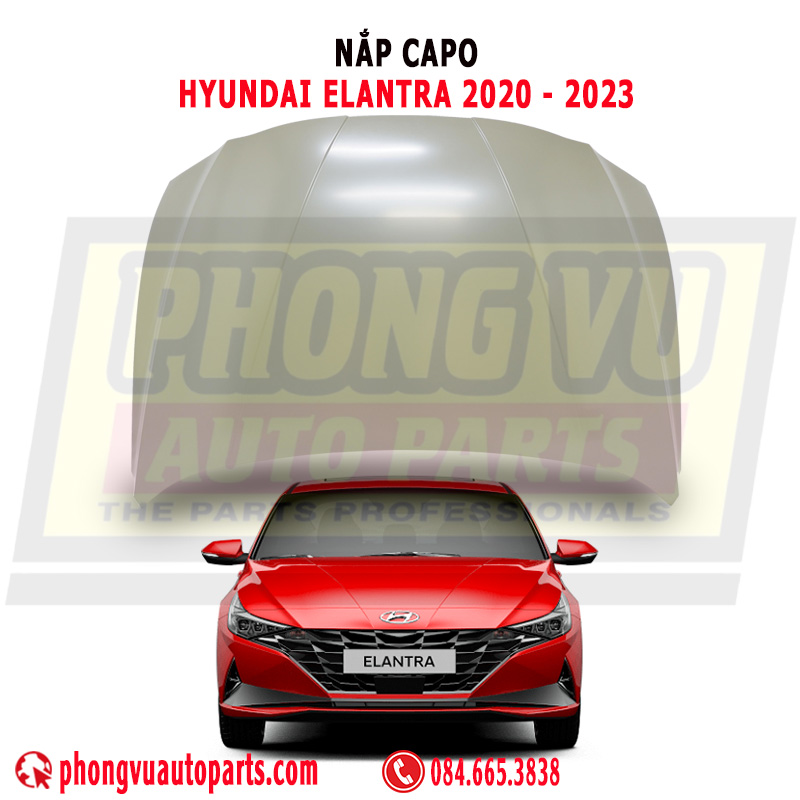 Nắp Capo Hyundai Elantra 2020-2023 - Mã Phụ Tùng 66400-F2500