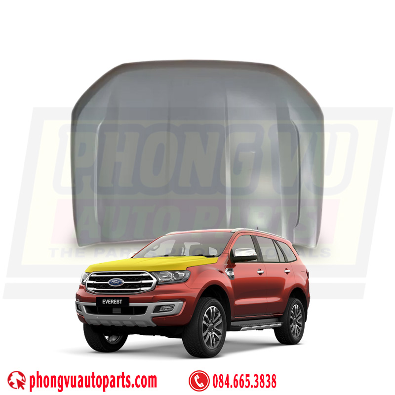 Nắp Capo Ford Everest (2015-2022) - Mã JB3Z-16612-B, EB3B-16610-AF, JB3Z16612B, EB3B16610AF