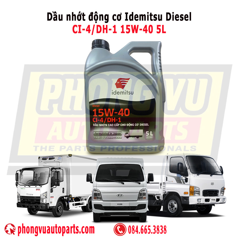Dầu Động Cơ Idemitsu Diesel CI-4/DH-1 15W-40