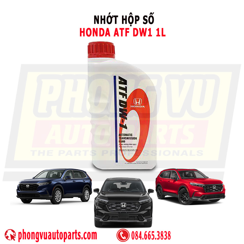 Nhớt Hộp Số Tự Động Honda ATF DW-1 1L (Mã Phụ Tùng: 08268-P99-1BS1)