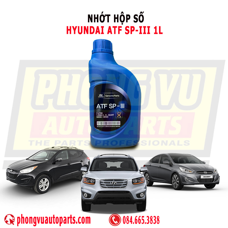Nhớt Hộp Số Tự Động Hyundai SP-III (Mã Phụ Tùng: 04500-00100)