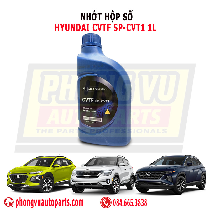 Nhớt Hộp Số Tự Động Hyundai CVTF SP-CVT1 1L (Mã Phụ Tùng: 04500-00161)