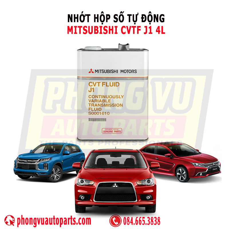 Nhớt Hộp Số Tự Động Mitsubishi CVTF J1 4L - Mã Phụ Tùng S0001610