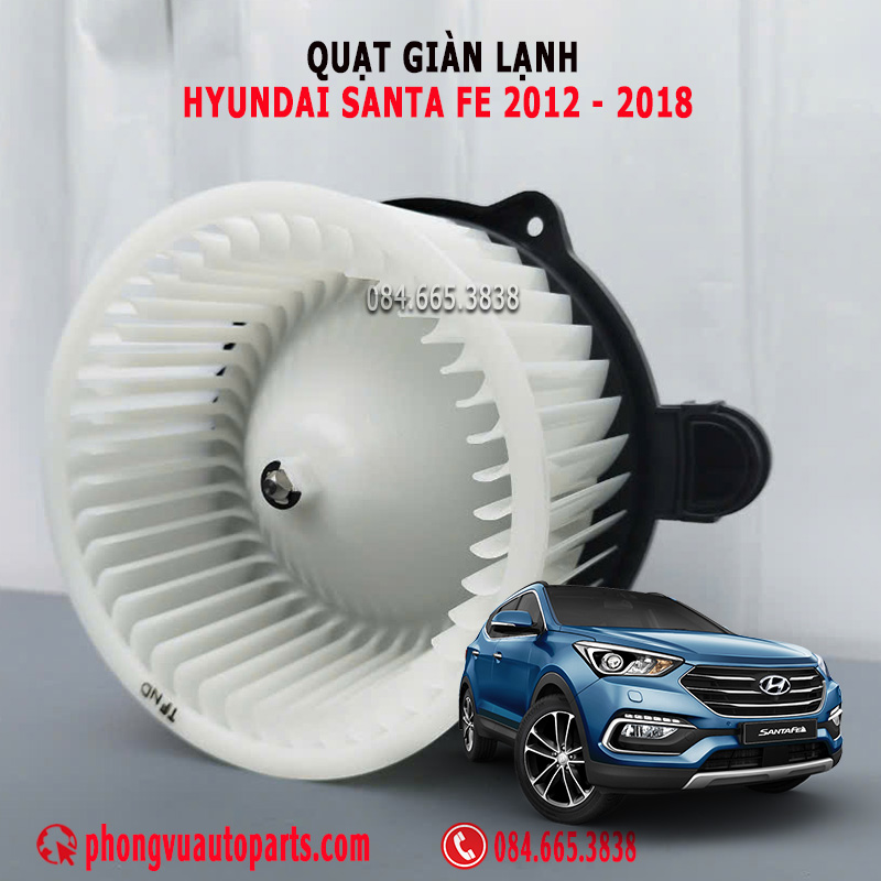 Quạt Giàn Lạnh (Dàn Lạnh) Hyundai SantaFe 2012, 2013, 2014, 2015, 2016, 2017, 2018 - Mã Phụ Tùng: 97113-1U000
