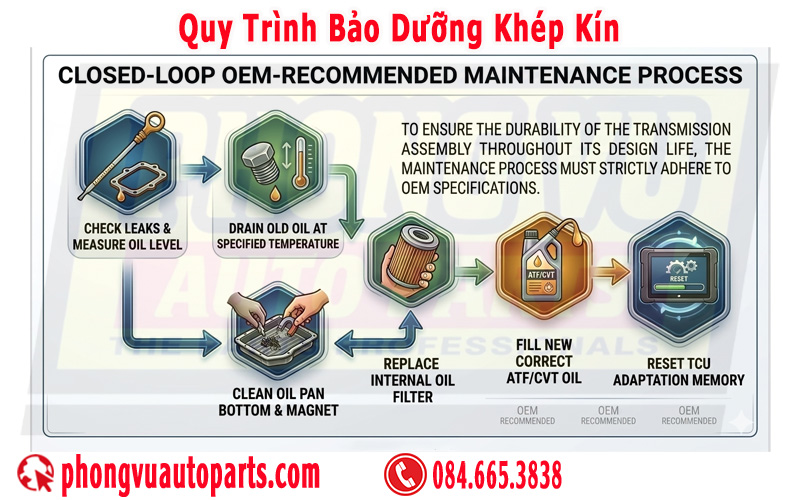 Quy Trình Bảo Dưỡng Hộp Số